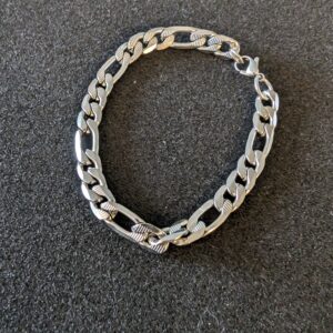 Men’s Stainless Steel Silver Bracelet