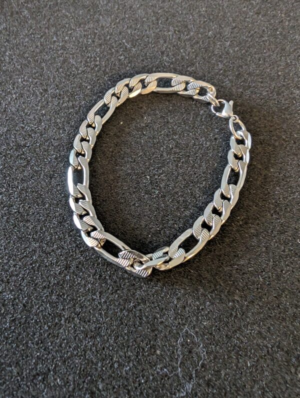 Men’s Stainless Steel Silver Bracelet