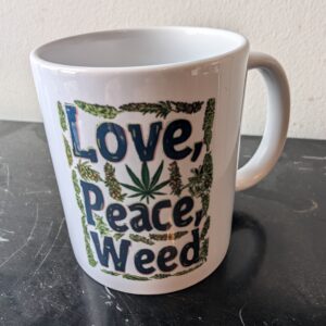 Love Peace Weed 11oz Mug