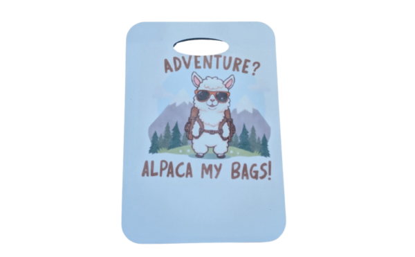 Adventure Alpaca My Bags Luggage Tag Customized