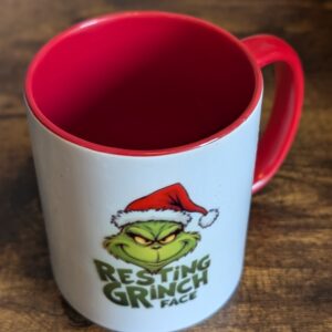 Resting Grinch Face 11oz Mug