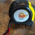 Tape Measure Custom Construction Hard Hat