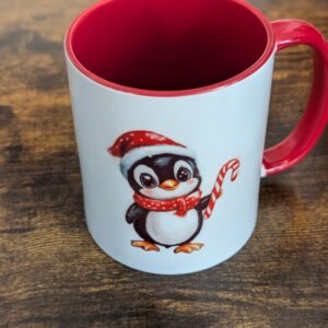 Candy Cane Penguin11oz Mug