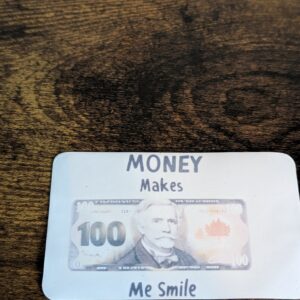 Money Makes Me Smile Magnet