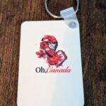 Oh Canada Hockey Custom Key Chain