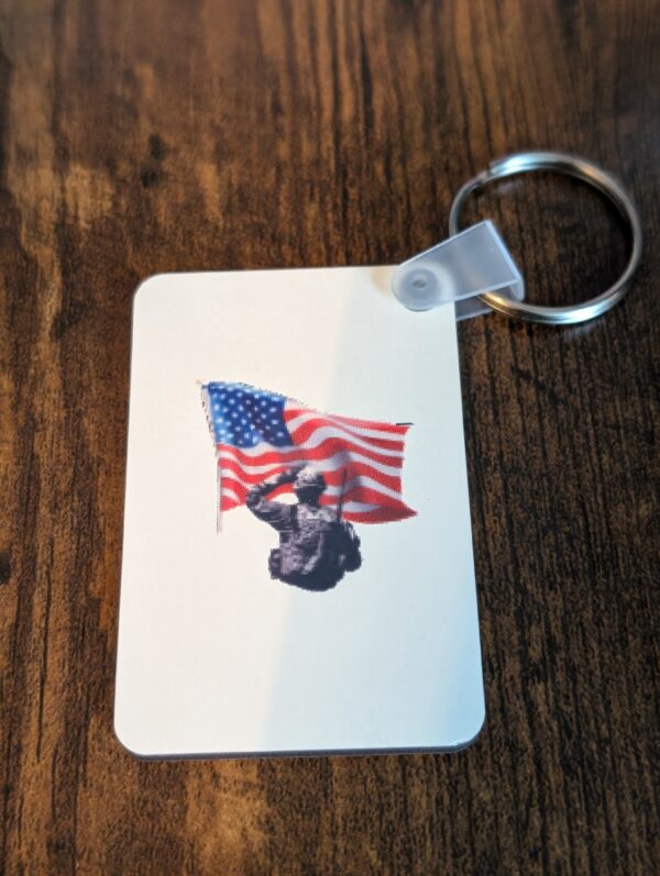 American Patriot Custom Key Chain