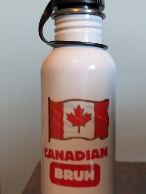 Canadian Bruh Water Bottle