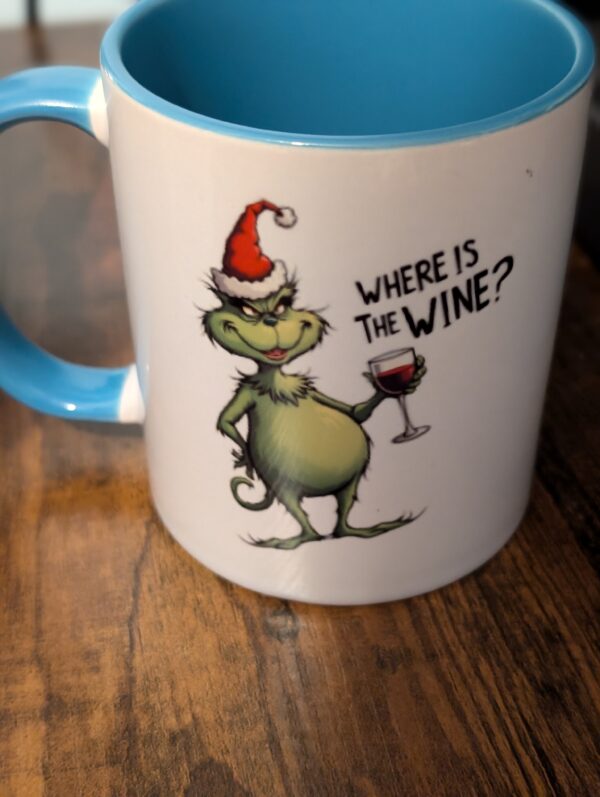 Grinch Where Is The Wine 11oz Mug