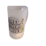 Beer Lovers Unite Frosted Beer Mug 20 oz