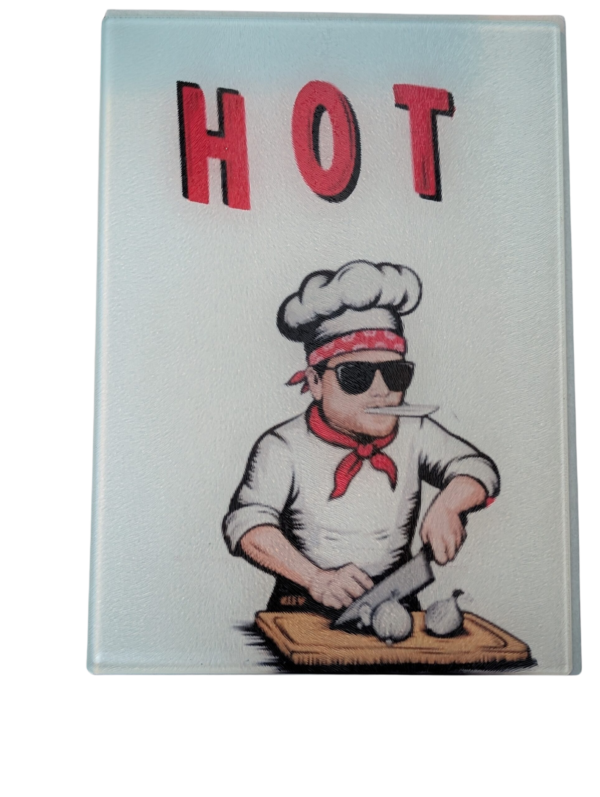 Hot Chef Glass Cutting Board